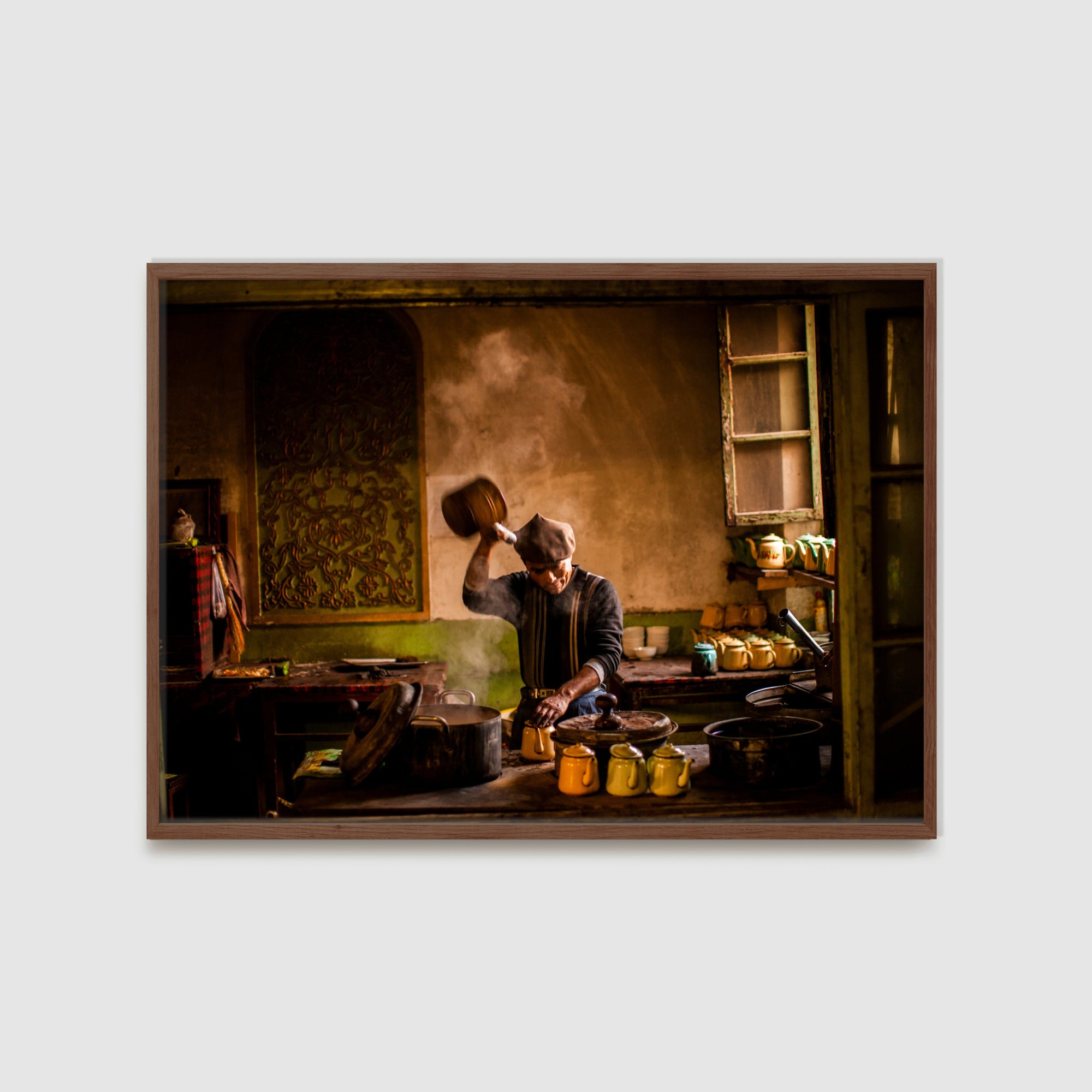 Uyghur Tea Shop (16 x 24") (Print 4 of 7)