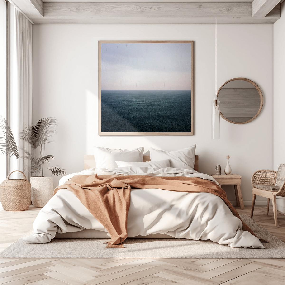 基伍湖（40 x 40 英寸）（7 幅版画中的第 4 幅）